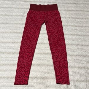 Ryka Pink and Maroon Patterned Women’s Leggings